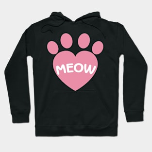 Meow heart Hoodie